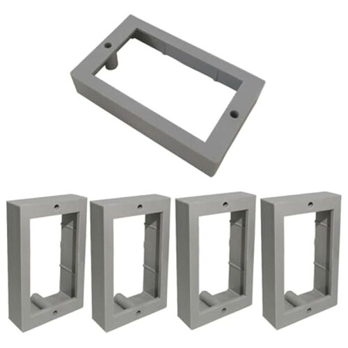 1/2inch Single Gang Outlet Box Extender-Electrical Box Extender Solution for Electrical Outlet Box Switches & Outlets