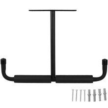 Ceiling Mounted Bike Rack and Fishing Rod Holder, Heavy Duty Wrought Iron Garage Storage