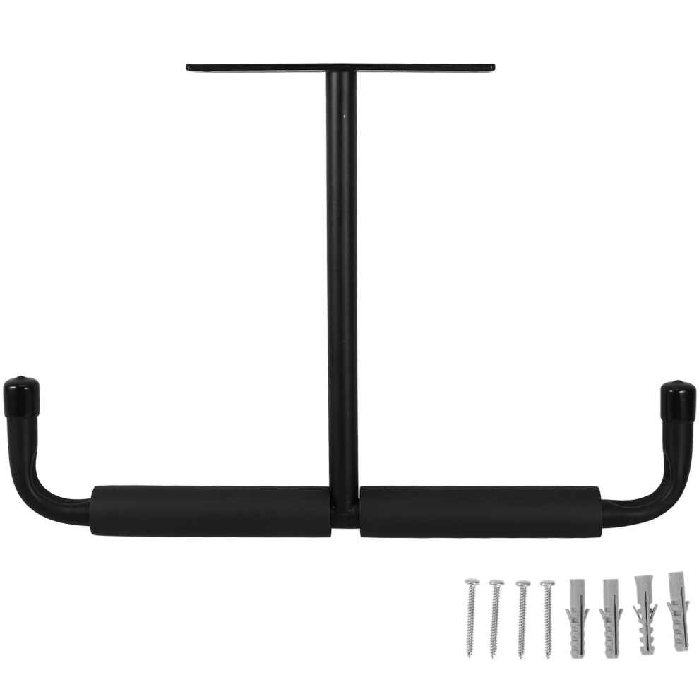 Ceiling Mounted Bike Rack And Fishing Rod Holder, Heavy Duty Wrought Iron Garage Storage 9092120615265