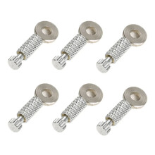 6 Stuks Lederen Hechtingsnaald DIY Tool Hechtdraad Vaste Positie Naald Lederen Vaste Hechtnaald 0-6 mm