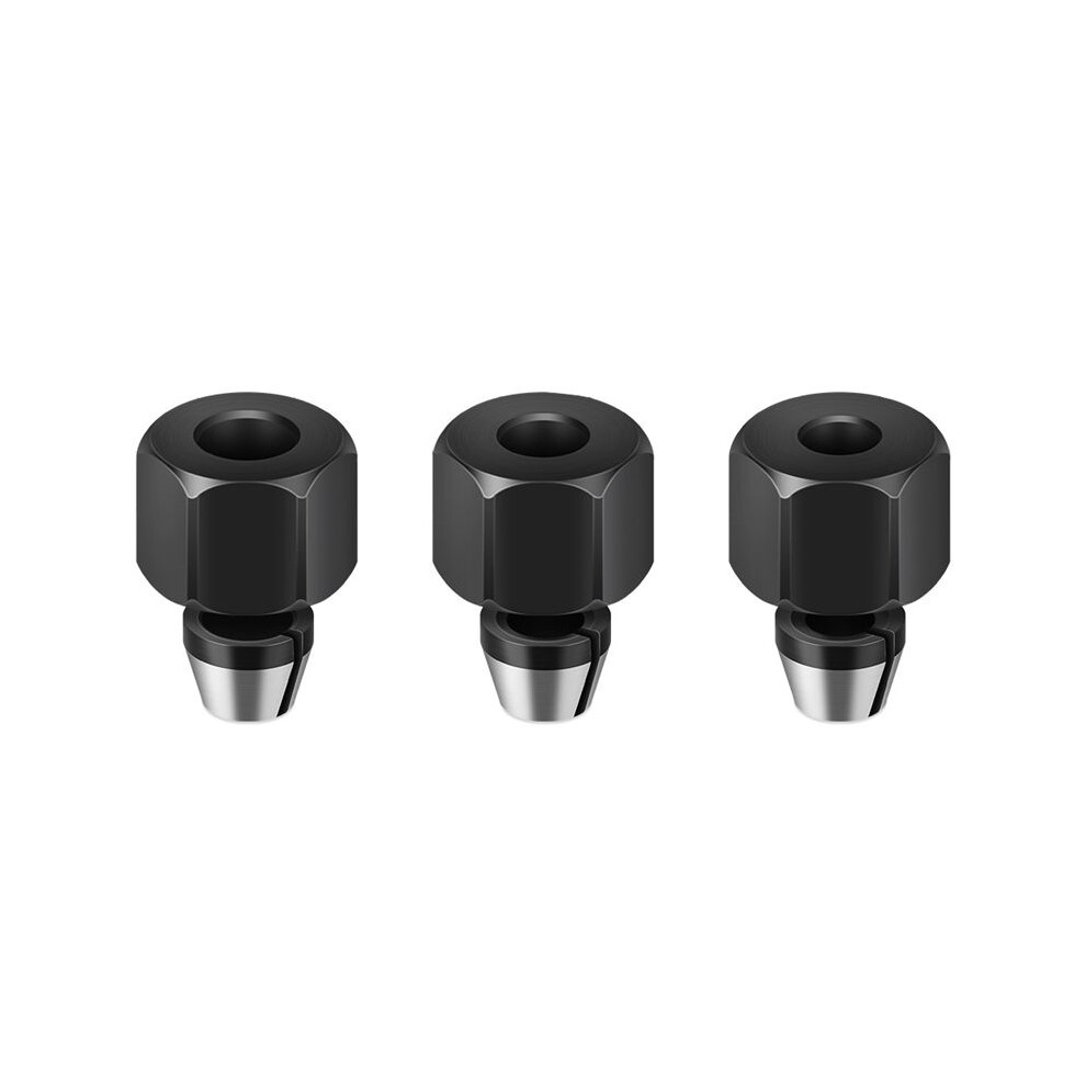 6/6.35/8Mm Collet Chuck With Nut Engraving Trimming Machine Router Bit Adapter Electric Router Milling Cutter Accessorie 6033010833751