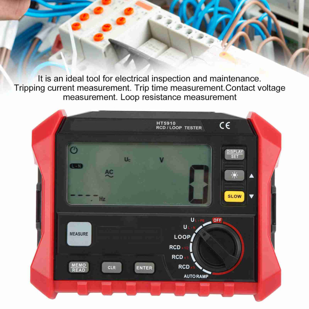Insulation Resistance Test RCD Loop Meter