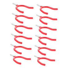 12pcs YShaped Heavy Duty Garage Wall Hooks Vinyl Coated Tool Hangers for Garden Shovels Organization