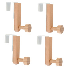Over the Door Hooks Set, Durable Iron Coat Rack with Tool Installation for Bathroom Bedroom