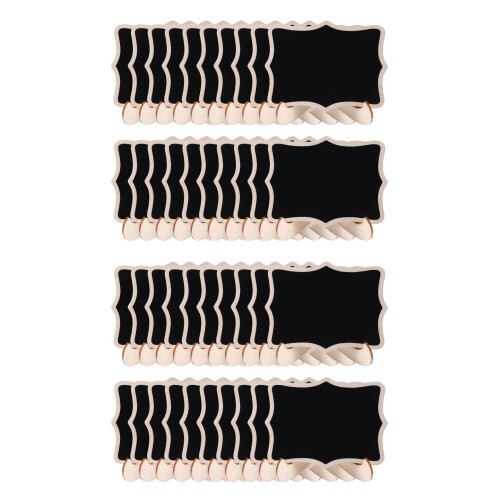 Chalkboard Sign,40 Pack Small Chalkboards Blackboard Message Board Signs and Event Decorations 1