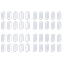 40 Pack Sublimation Blanks Akryl Pappersklämmor, 4 Tum X 2 Tum Jumbo Sublimation Pappersklämmor för Office Home School DIY
