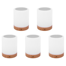 5X Night Light, Touch Lamp for Bedrooms Bedside Lamps with Rechargeable Battery Dimmable 2800K-3100K Color Changing RGB