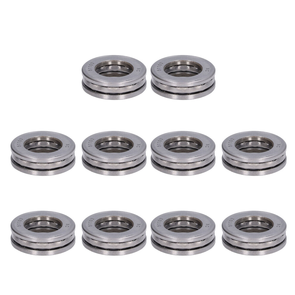10Pcs Thrust Ball Bearings Kit, 9-11Mm Axial Metal Bearings 4901357678026