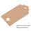 100PCS Kraft Paper Price Tags with String, Durable, Pre Punched 7