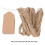 100PCS Kraft Paper Price Tags with String, Durable, Pre Punched 11