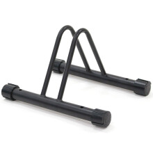 Bicycle Stand with Stable Upright Support, 5Level Adjustable Single Bike Storage Rack, Small Black