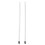 2Pcs Acrylic Bright Drumsticks for Jazz Stage Performance 2