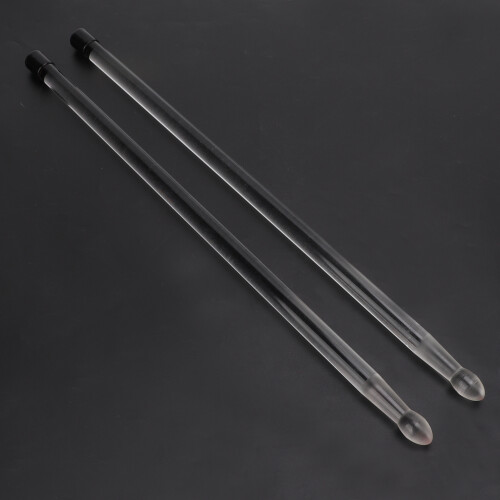 2Pcs Acrylic Bright Drumsticks for Jazz Stage Performance 2