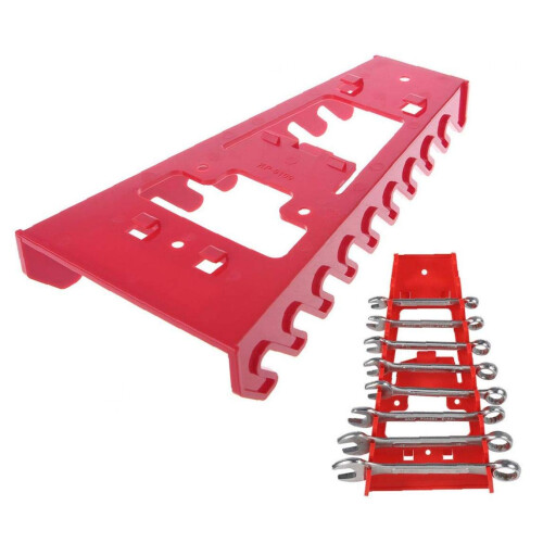 Socket Organizer Tray with Wrench Holder for Garage Tool Storage and Fast Access
