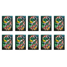 10X 5D Art Diamond Painting Full Diamond Koi Stitch Kits Embroidery Home Decors