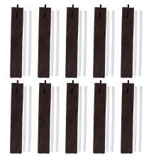 10X Twin Door Draft Dodger Guard Stopper Saving Protector Doorstop Home Decor