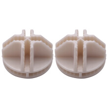 40 Pcs Grid  Connector Abs Connectors for Wire  Storage Shelving (White)