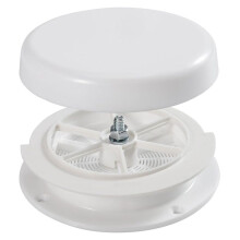 RV Roof Mushroom Vent Plumbing Vent with Water Cover Guard Cap for Trailer Homes Campers, 1Pack