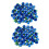 100 Artificial Roses, 3 cm Tall, Wedding Decoration, Navy 1