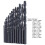13Pcs HSS Twist Drill Bits Set, 1.5‑6.5mm, Black Case 8