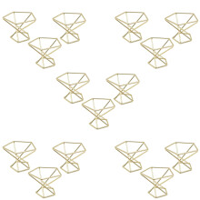 15 Stück Geometrische Luft Pflanzen Halter Flugzeuge Rack Metall Pflanzen Ständer Pflanzer Regale Himmeli Dekor Tillandsien Behälter