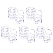 30 Pieces Plastic Clear Storage Box for Collecting Small Items, Beads, Jewelry, Business Cards