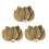 Folhas de Palmeira Secas para Decoração de Quarto 15 Peças - 18 Polegadas H X 10 Polegadas W  Decoração Natural em Folha de Palmeira para um 1