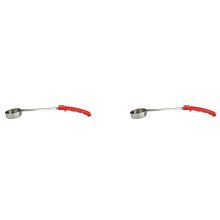 2X Concha de Molho de Pizza com Alça de Borracha Fundo Plano Cozinha Colher 2 Oz