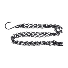 24 Pack Hanging Chain, HEAVY DUTY 50cm Hanging Flower Basket Replacement Chain -3 Point Garden Plant Hanger