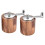 2X Pepper Mill, Hand Crank Wood Pepper Grinder with Classic Handle and Adjustable Ceramic Rotor 1