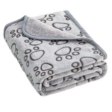 Puppy  Produit pour Chien Couverture Apaisante pour Chats pour Chiens de Taille Moyenne et Petite, Cadeaux de NoëL pour Chien (Gris)