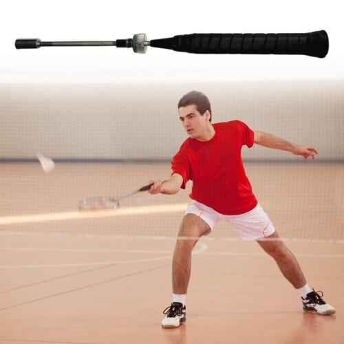 Tragbares, leichtes Badminton-Trainingsgerät,-Schwarz 2