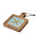 Solid Wood Tile Insulation Pot Mats, Home Retro Placemats, High Temperature Resistant Kitchen Table Mats Coasters D 1