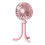 Octopusventilator, Desktop-Campingventilator, USB Oplaadbare Statiefventilator, met Lichtventilator Roze 1