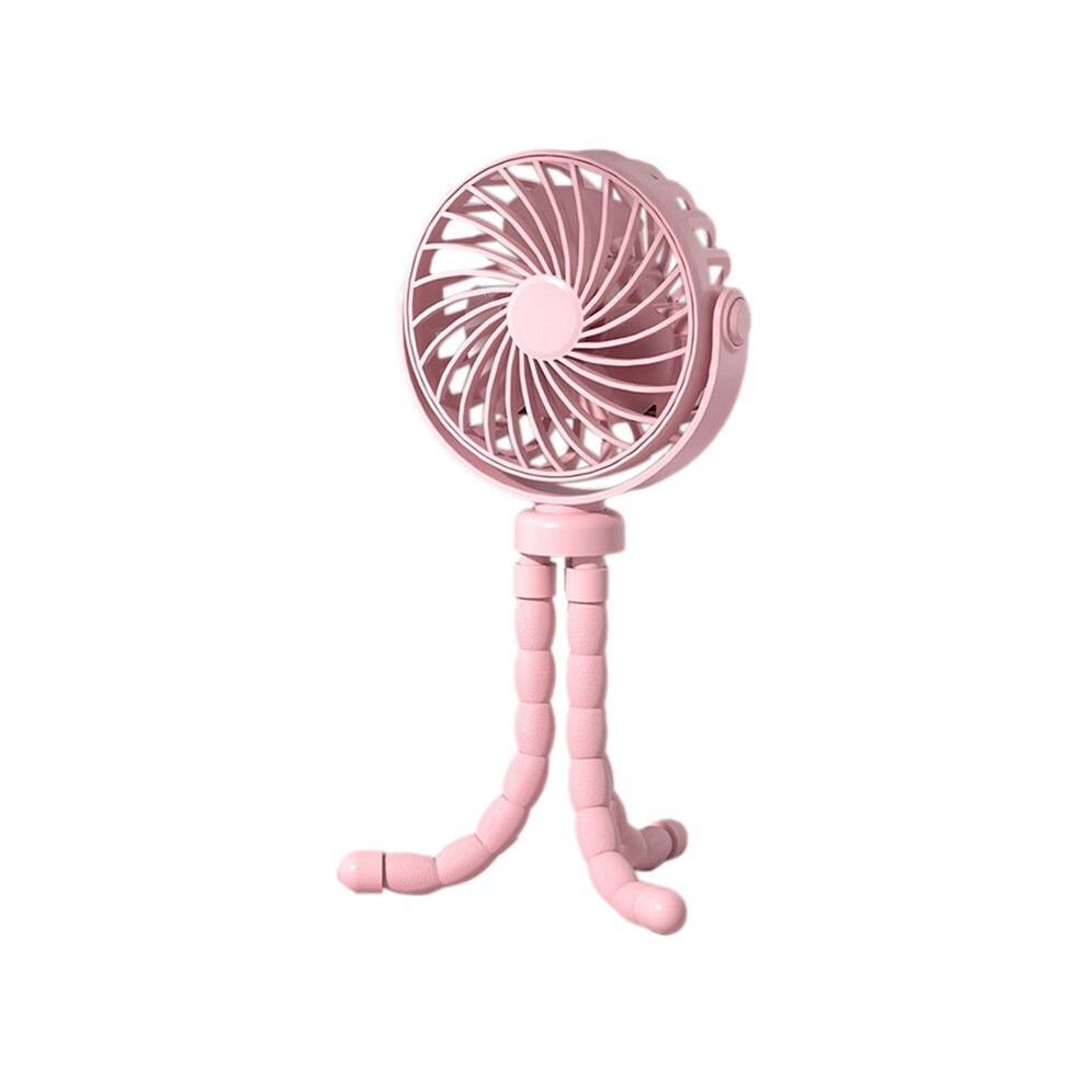 Octopus Fan, Desktop Camping Fan, Usb Rechargeable Tripod Fan, With Fan Light Tauoh