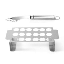 Grillgereedschap Jalapenos Chili Bbq-Accessoires Grillrek Roestvrijstalen Boorgereedschap Grillrek
