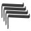 4 Black Carbon Steel Shelf Brackets for Home 1