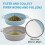 Multi-Functional 4Pcs Pollen Sieve Set Space-Saving Trimming Tray with Mesh 11