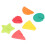 6pcs Silicone Fruit Pattern Wine Glass Markers, Reusable, 4.8-5cm 3