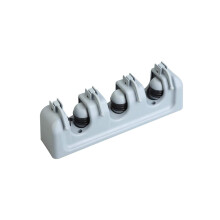 Mop and Broom Holder Wall Mounted Organizer Rack 3 Pack for Bathroom and Laundry Room