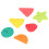 6pcs Silicone Fruit Pattern Wine Glass Markers, Reusable, 4.8-5cm 9