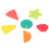 6pcs Silicone Fruit Pattern Wine Glass Markers, Reusable, 4.8-5cm 10