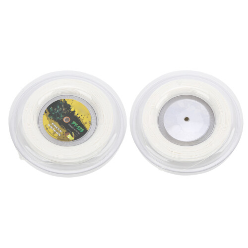 200m Polyester Tennis String 1.25mm Rigid Racquet Wire for Training White 2