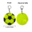 Light weight Football Shape Backpack-fluorescent yellow 6