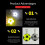 Light weight Football Shape Backpack-fluorescent yellow 7