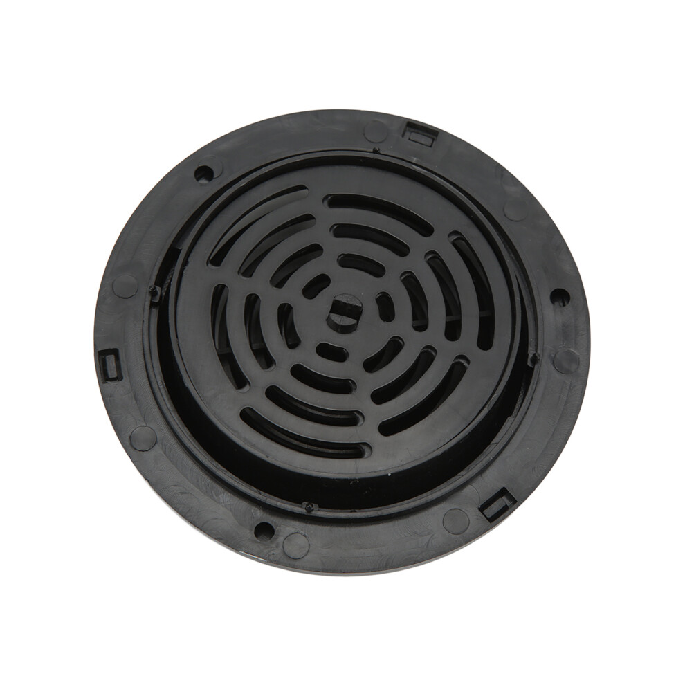 Round Soffit Air Vent Louver Black 7293282436091
