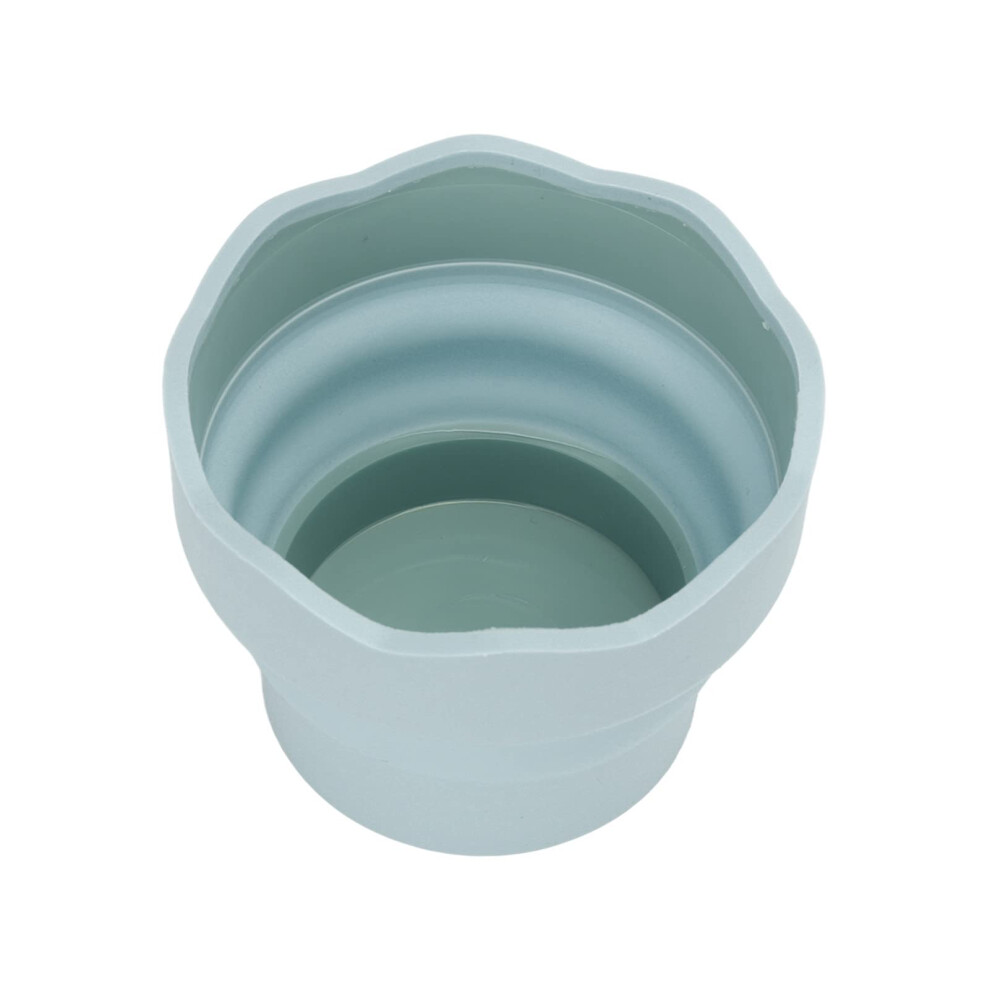 Foldable Paint Brush Washer Bucket Blue Reusable Holder Easy Clean Compact Brush Cleaner For Artists 9330225950400