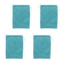 4pcs Quality Fishing Gear Organizers Bag with Flannel-Blue M
