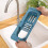 Over Sink Dish Drying Rack Adjustable Telescopic Design with Drain Tray and Removable Scrap Bin 2