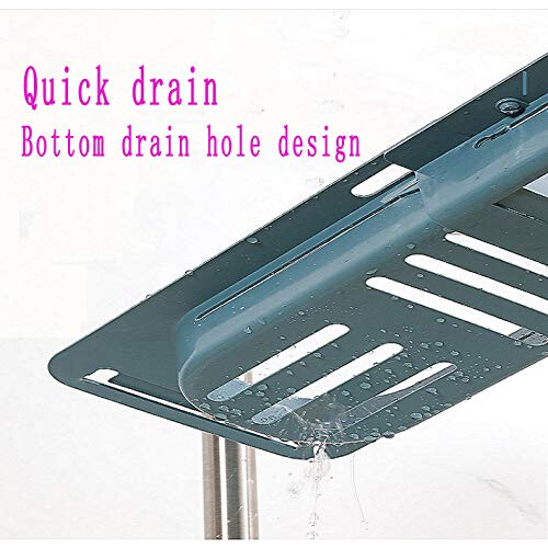 Over Sink Dish Drying Rack Adjustable Telescopic Design with Drain Tray and Removable Scrap Bin 2